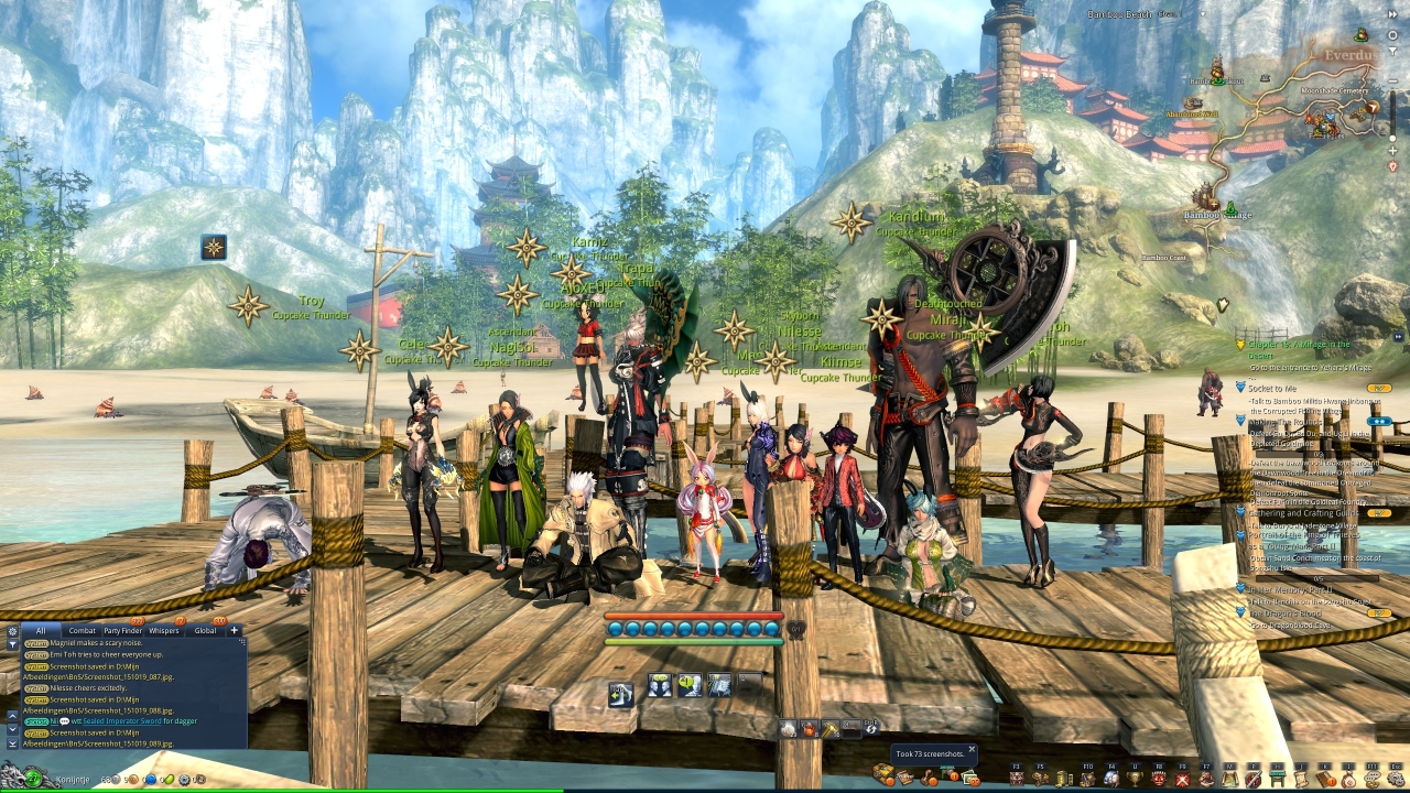 Chilling at bamboo village celebrating the good time we had during BnS Alpha! <img...