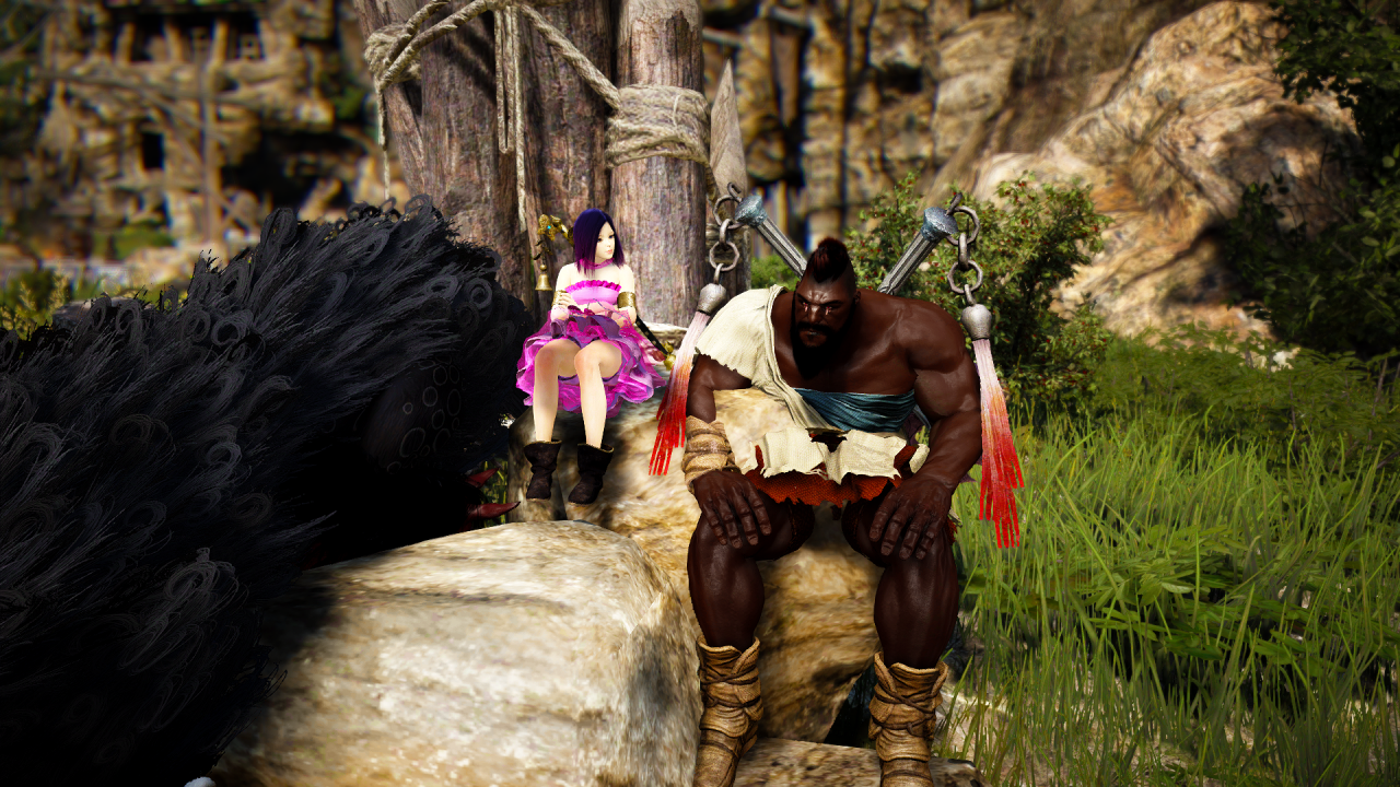 Sitting around big bad black guy does not conquer the helmets invasion! xD