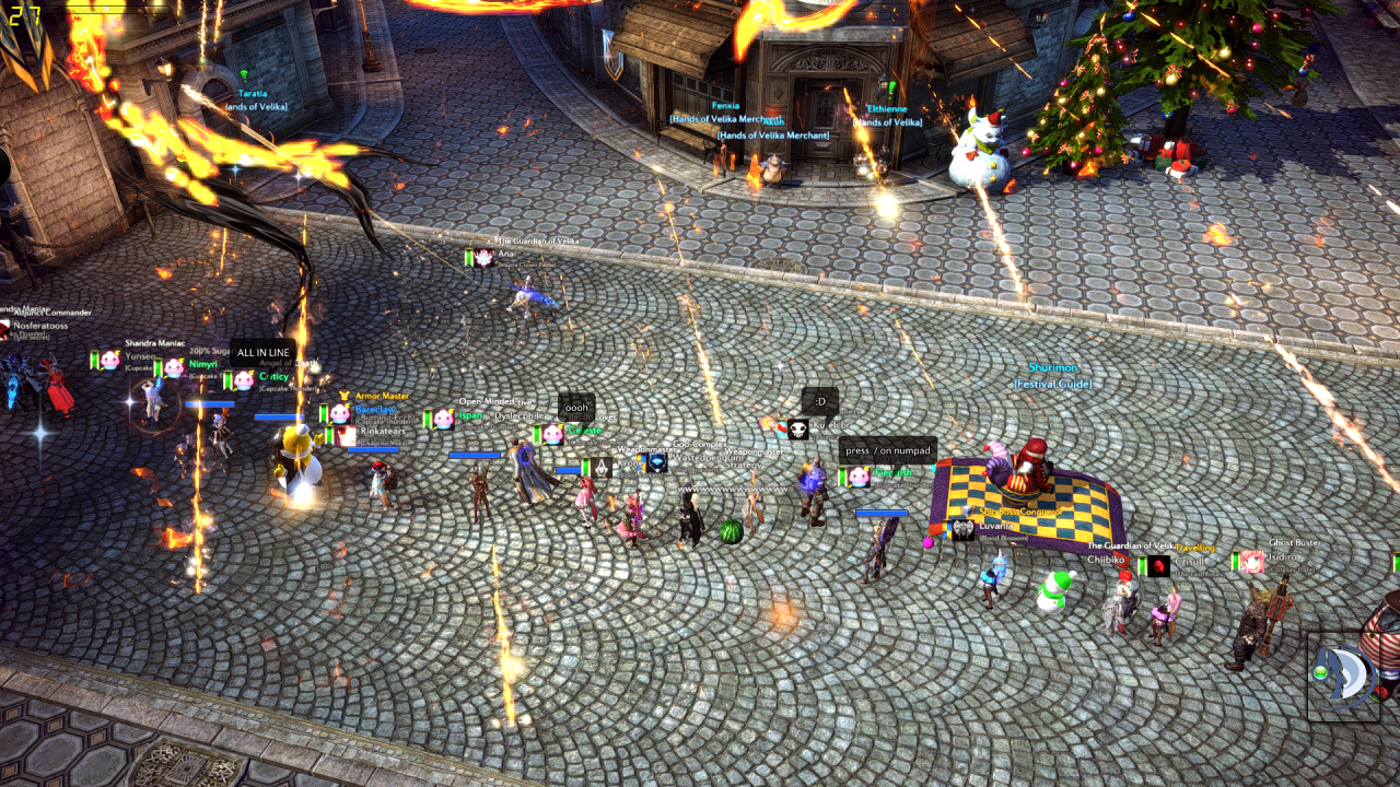 So we decided to have an ingame party during new year 2015 and some other people decided to join...